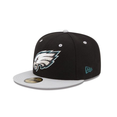 Philadelphia Eagles Gorra | New Era NFL 2tone 59fifty Fitted Cap Mexico - Negros